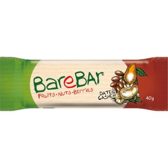 Батончик с финиками и кешью Barebar 40 гр Батончик с финиками и кешью Barebar 40 гр