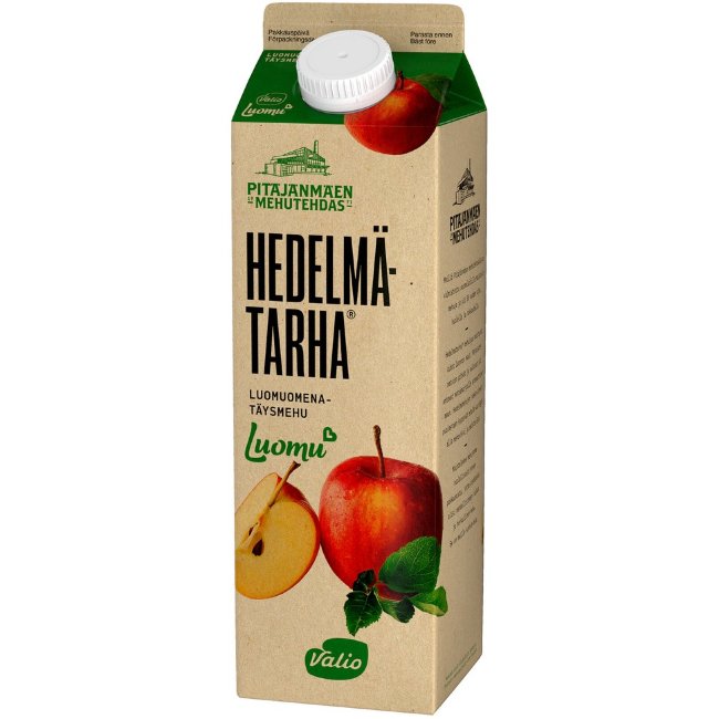 Органический яблочный сок Hedelmätarha Valio 1 л