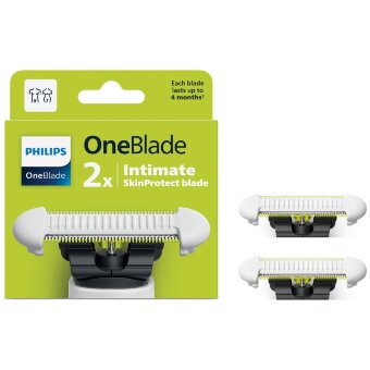 Лезвия Philips OneBlade Intimate, 2 шт, QP229/52 Лезвия Philips OneBlade Intimate, 2 шт, QP229/52