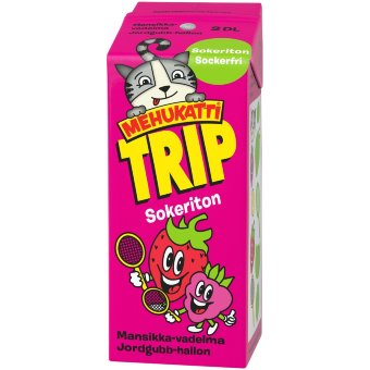 Клубнично-малиновый напиток без сахара Trip 200 мл