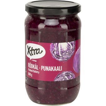 Квашеная краснокочанная капуста Xtra 680 гр