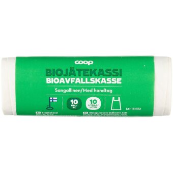Биомусорный пакет Coop 10 л (уп 10 шт)