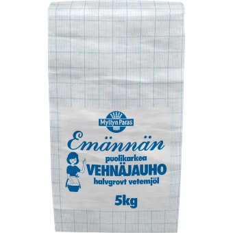 Полугрубая пшеничная мука Myllyn Paras Emännän 5 кг Полугрубая пшеничная мука Myllyn Paras Emännän 5 кг