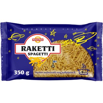 Вермишель Myllyn Paras Raketti Spagetti 350 гр Вермишель Myllyn Paras Raketti Spagetti 350 гр