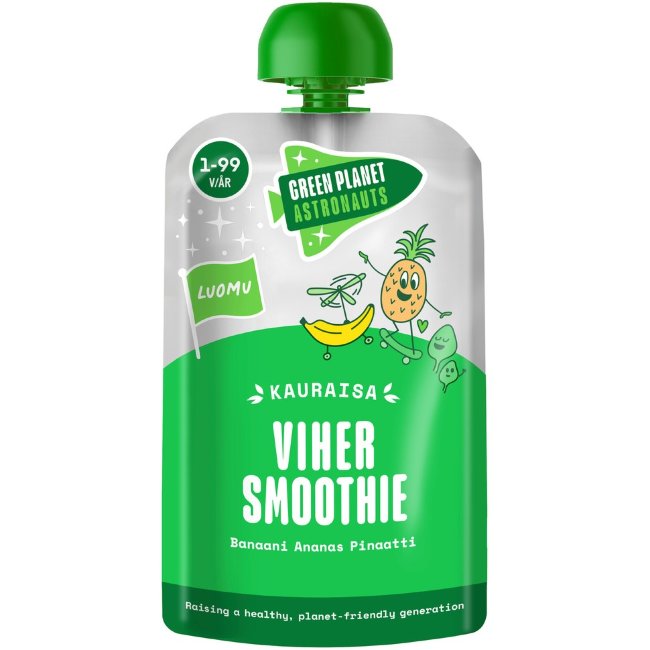 Зеленый смузи Green Planet Astronauts с овсом органический, 12 мес+ 120 гр Зеленый смузи Green Planet Astronauts с овсом органический, 12 мес+ 120 гр