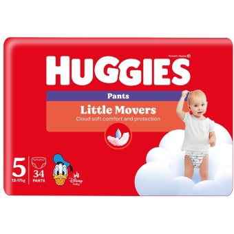 Трусики-подгузники Huggies размер 5 (уп 34 шт)
