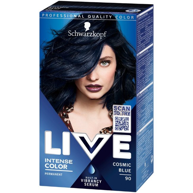 Крем-краска для волос Schwarzkopf LIVE 90 Cosmic Blue