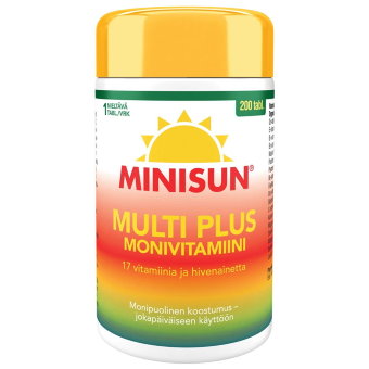 Мультивитаминный комплекс Minisun MULTI PLUS 200 табл Minisun Мультивитаминный комплекс Minisun MULTI PLUS 200 табл Minisun