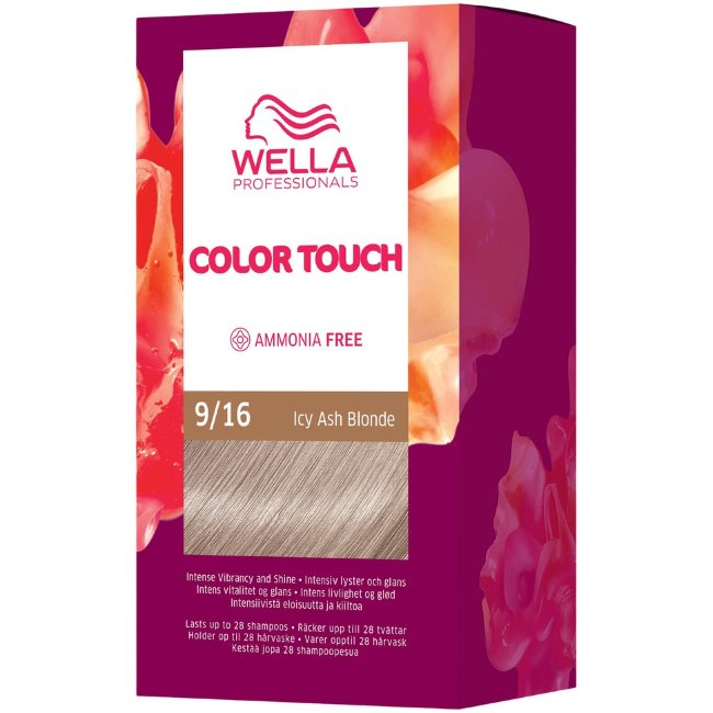 Краска для волос Wella Professionals Color Touch Pure Naturals ледяной пепельный блонд 9/16 130 мл Краска для волос Wella Professionals Color Touch Pure Naturals ледяной пепельный блонд 9/16 130 мл