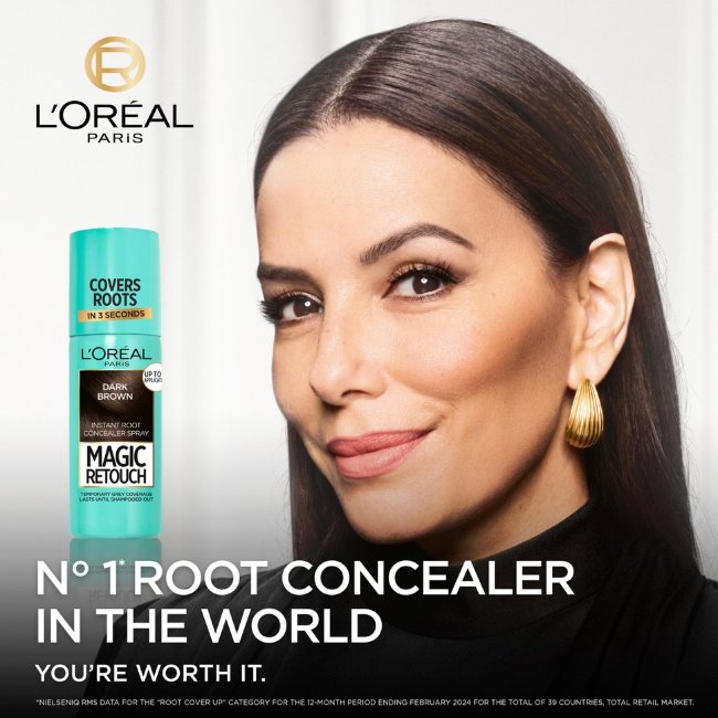 Спрей для корней L'Oréal Paris Magic Retouch коричневый 75 мл