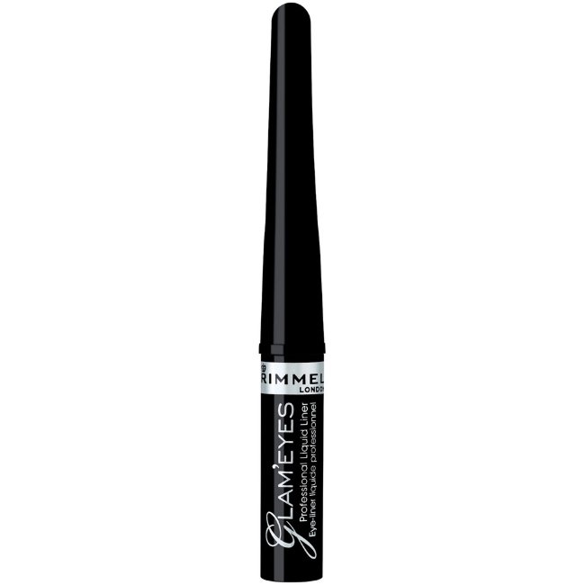 Жидкая подводка для глаз Rimmel Glam'Eyes Professional 3,5 мл 001 Black Glamour Жидкая подводка для глаз Rimmel Glam'Eyes Professional 3,5 мл 001 Black Glamour