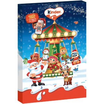 Большой шоколадный Адвент-календарь Kinder Mini Mix 151 гр