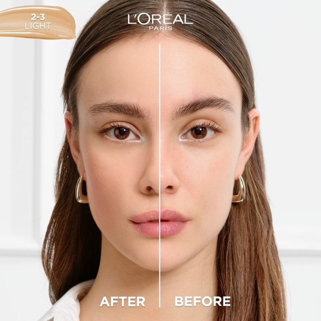 Тональный крем-сыворотка с эффектом увлажнения L'Oréal Paris True Match Nude Plumping 2-3 Light 30 мл Тональный крем-сыворотка с эффектом увлажнения L'Oréal Paris True Match Nude Plumping 2-3 Light 30 мл