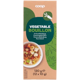 Кубики бульонные овощные Coop 120 гр (цена по акции) Кубики бульонные овощные Coop 120 гр (цена по акции)