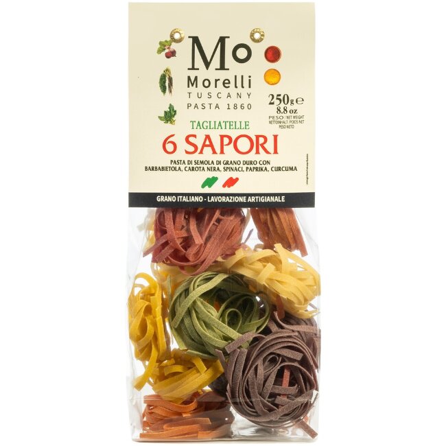 Цветная тальятелле Morelli 250 гр Цветная тальятелле Morelli 250 гр