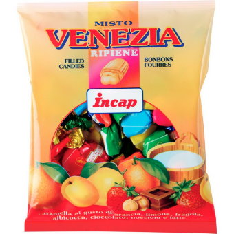 Конфеты с фруктовыми начинками Venezia 500 гр Конфеты с фруктовыми начинками Venezia 500 гр