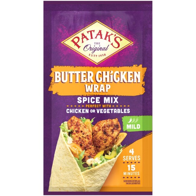 Приправа для куриного ролла Patak's Butter Chicken Wrap 25 гр