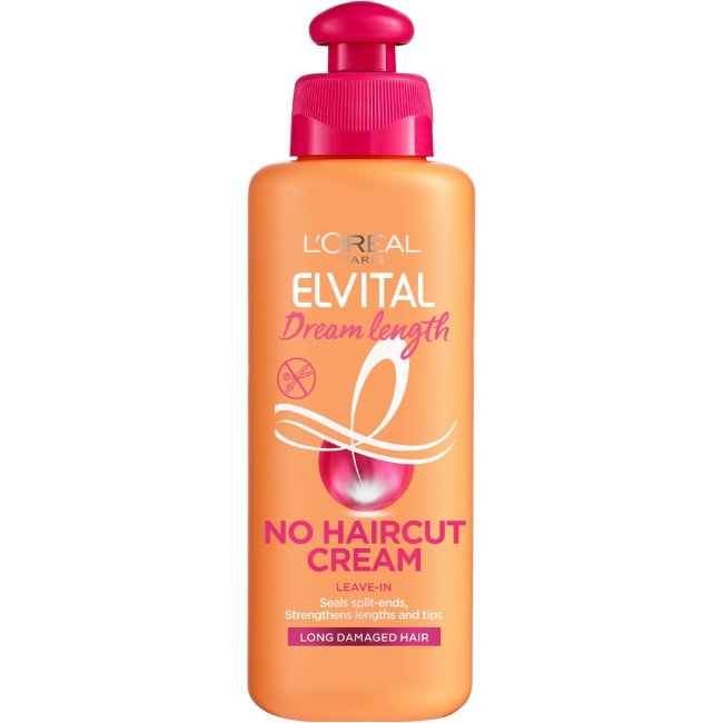 Несмываемый защитный крем для длинных волос Elvital 200 мл, LOreal