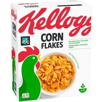 Кукурузные хлопья KELLOGG'S (уп 12 шт) 375 гр Кукурузные хлопья KELLOGG'S (уп 12 шт) 375 гр