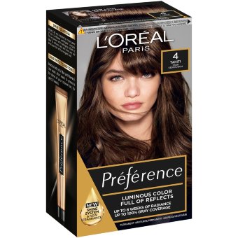 Перманентная краска для волос L'Oréal Paris Prèférence 4 Tahiti Natural Brown средне-коричневый 1 шт Перманентная краска для волос L'Oréal Paris Prèférence 4 Tahiti Natural Brown средне-коричневый 1 шт