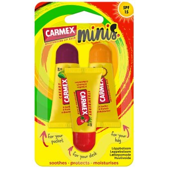 Мини бальзамы для губ Carmex (уп 3 шт) 5 гр