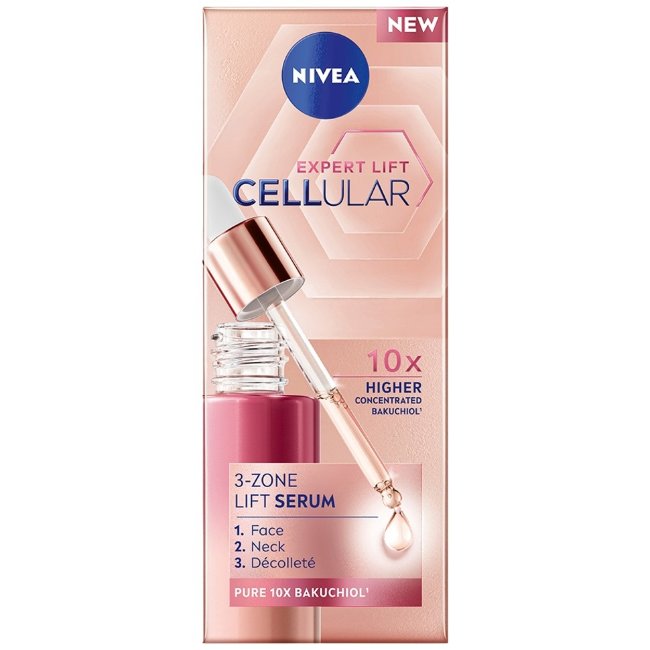 Сыворотка для лица NIVEA Cellular Expert Lift 3-zone Lift 30 мл Сыворотка для лица NIVEA Cellular Expert Lift 3-zone Lift 30 мл