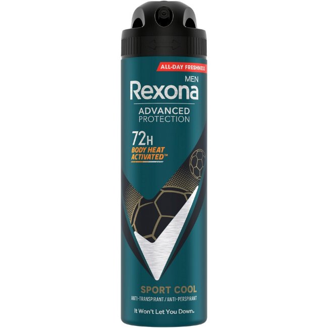 Антиперспирант-спрей Rexona Men 72h Advanced Protection Sport Cool 150 мл Антиперспирант-спрей Rexona Men 72h Advanced Protection Sport Cool 150 мл