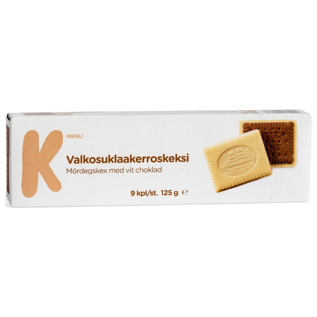Печенье K-menu с молочным шоколадом 125 гр