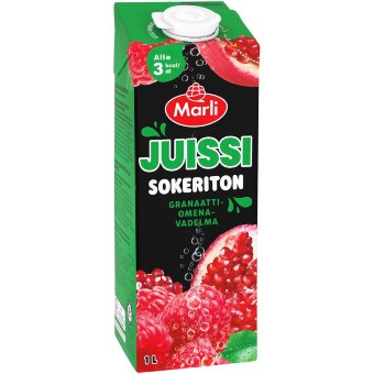Напиток с гранатово-малиновый Marli Juissi без сахара 1 л