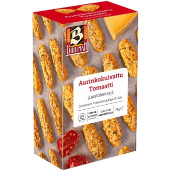 Сырные крекеры Buiteman с вялеными томатами 75 гр