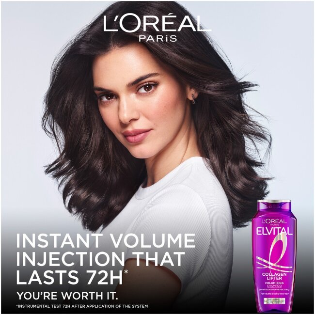 Шампунь L'Oréal Paris Elvital Collagen Lifter 250 мл для тонких и лишённых объёма волос