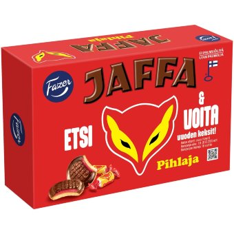 Печенье с начинкой из мармелада Fazer Jaffa 300 гр Печенье с начинкой из мармелада Fazer Jaffa 300 гр