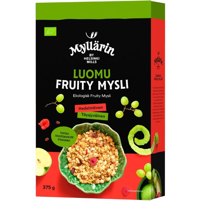 Мюсли Myllärin Luomu Fruity 375 гр Мюсли Myllärin Luomu Fruity 375 гр
