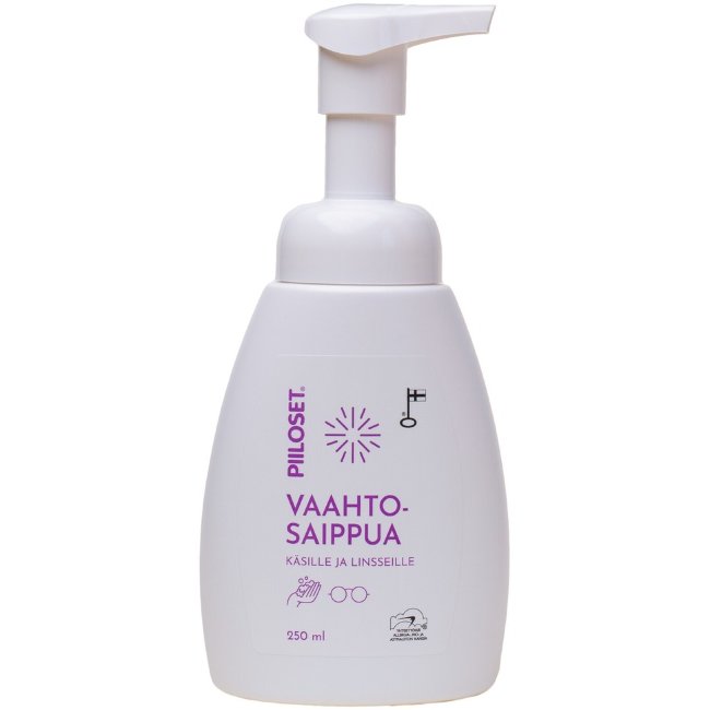 Пенное мыло для очищения очков Piiloset 250 мл Пенное мыло для очищения очков Piiloset 250 мл