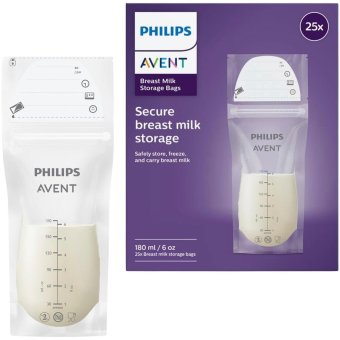 Пакеты для хранения грудного молока Philips Avent (уп 25 шт) 180 мл