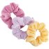 Детская яркая резинка для волос Cailap 28, цветная, розовая/лиловая/желтая