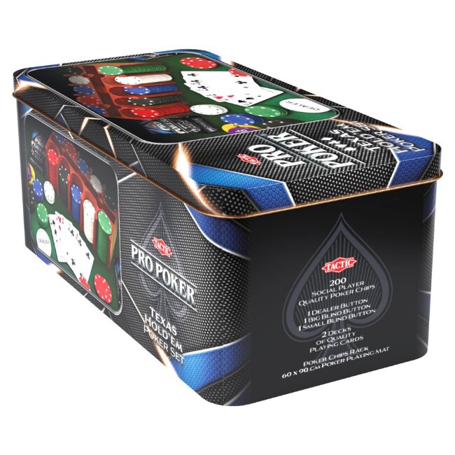Набор для покера Tactic Pro Poker Texas Hold'em