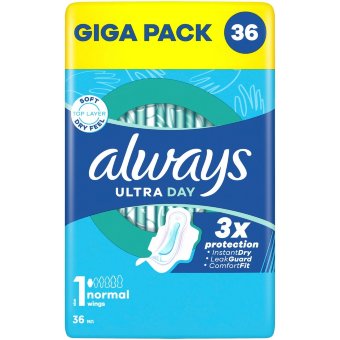 Гигиенические прокладки Always Ultra Normal 36 шт с крылышками 1