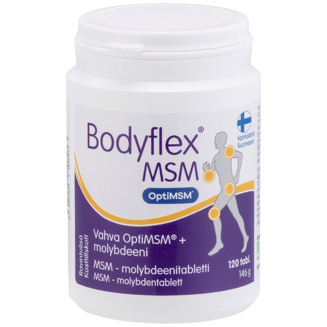 Витамины Bodyflex MSM+молибден для суставов Hankintatukku 120 табл