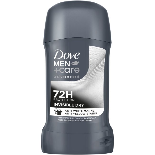 Антиперспирант-стик Dove Men+Care 72h Advanced Invisible Care 50 мл Антиперспирант-стик Dove Men+Care 72h Advanced Invisible Care 50 мл
