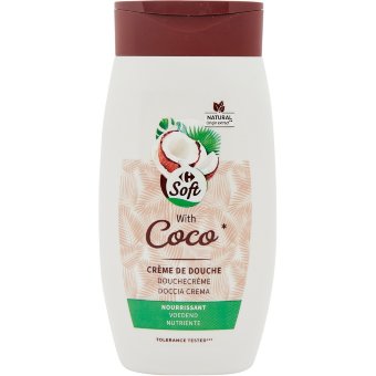 Гель для душа Carrefour Soft с кокосовым молочком 250 мл Гель для душа Carrefour Soft с кокосовым молочком 250 мл