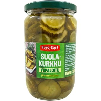 Огурцы Euro-East русские соленья 670/390 гр