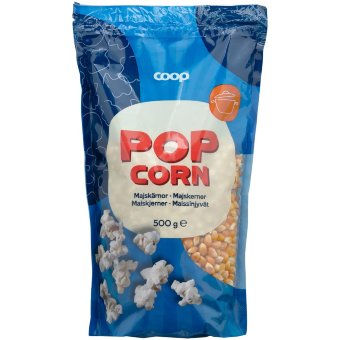 Зерно кукурузы для приготовления попкорна Coop 500 гр Зерно кукурузы для приготовления попкорна Coop 500 гр