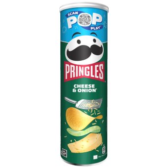 Чипсы Pringles ( со вкусом сыра и лука ) 185 гр