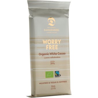 Белый шоколад органический Dammenberg Luomu 70 гр 39%