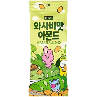 Хрустящий кукурузно-миндальный снек BT21 30 гр