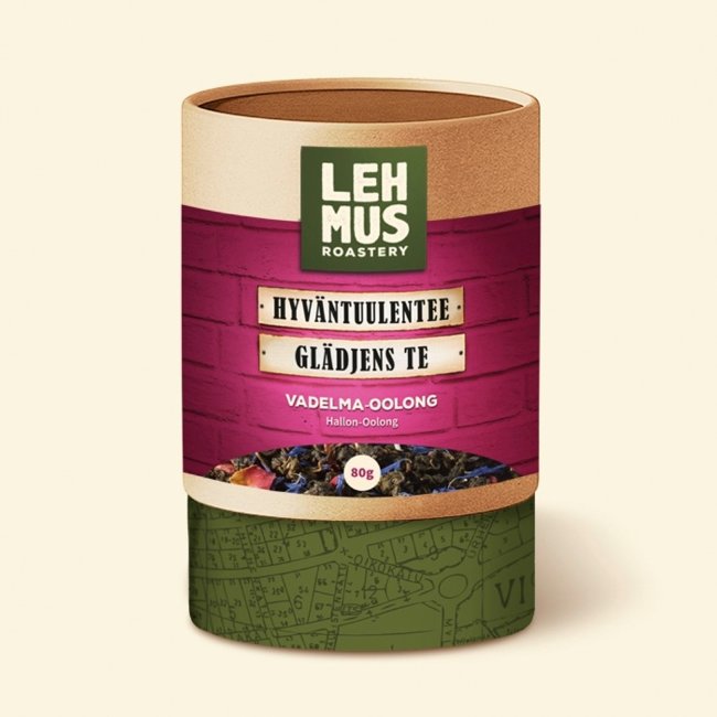 Чай оолонг с малиной Lehmus Roastery, 80 гр
