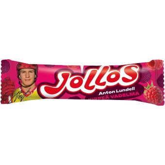 Энергетическая конфета Nosht Jollos Vauhtikarkki с кисло-сладким малиновым вкусом 52 гр
