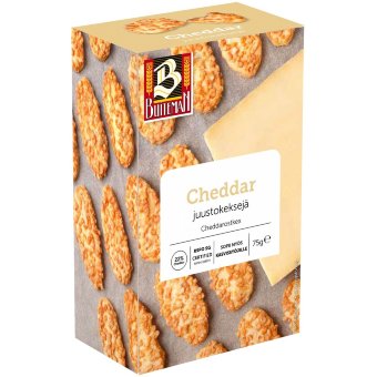 Сырные крекеры Buiteman Cheddar 75 гр