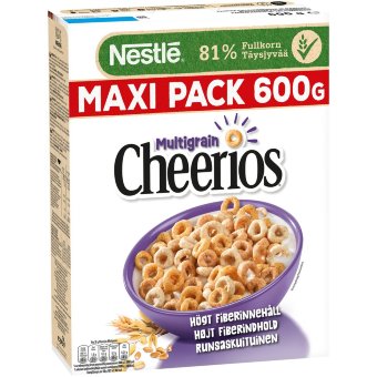Хрустящие цельнозерновые мультизлаковые хлопья Nestlé Cheerios 600 гр